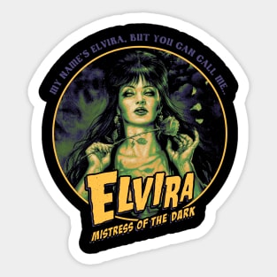 My Name Elvira, But You Can Call Me Sticker